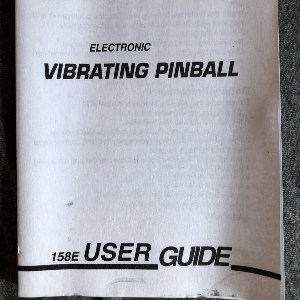 Excalibur Vibrating Pinball Handheld Game - Picture 9 of 12